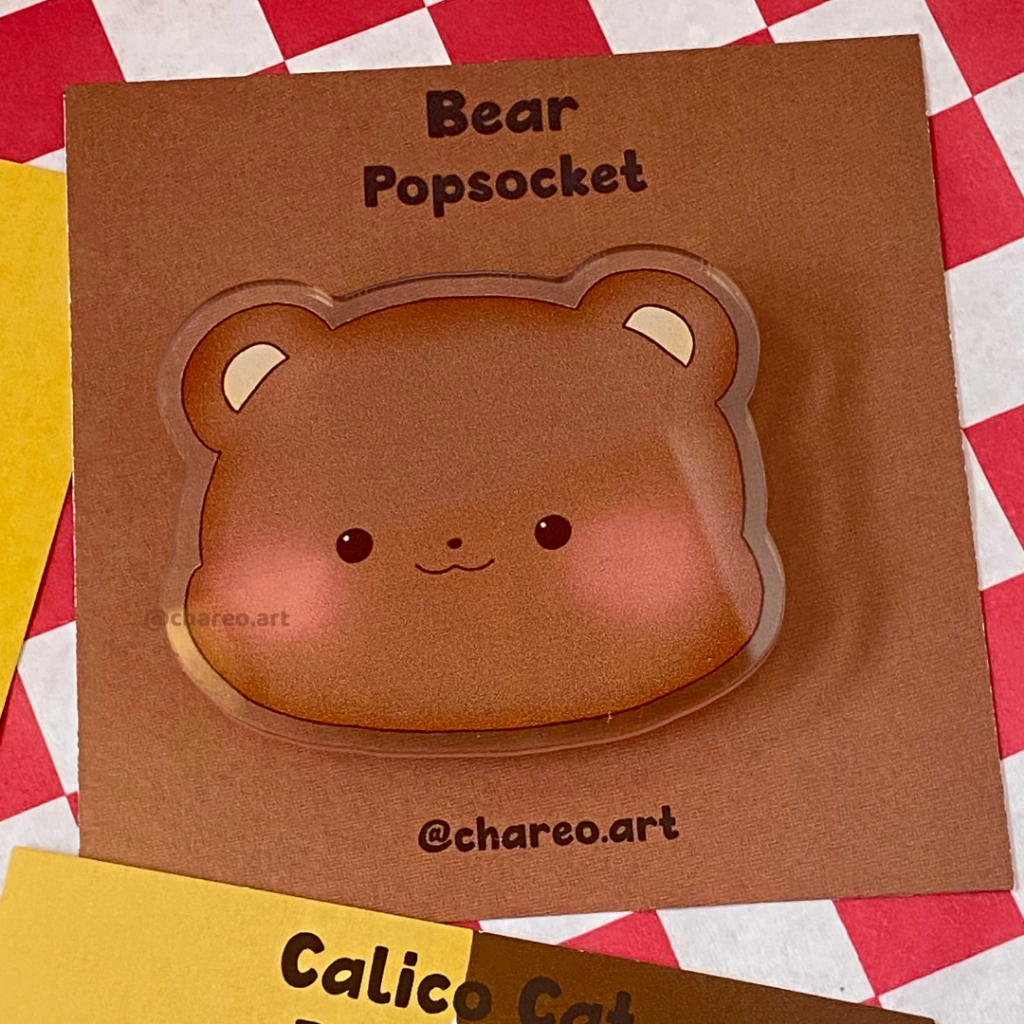 Jual Animal Popsocket by @chareo.art (popsocket griptok hp karakter ...