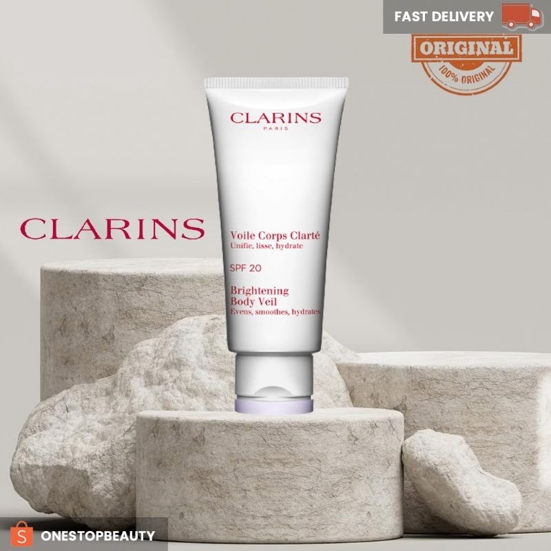 Jual Clarins Brightening Body Veil SPF 20 (200 ml) Shopee Indonesia