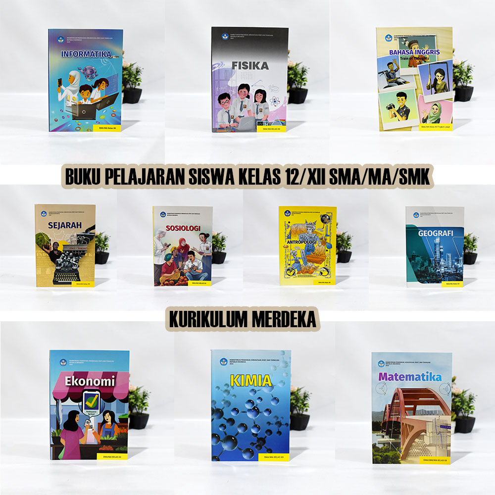 Jual Buku Pelajaran Siswa SMA SMK Kelas Kls 12 XII Kurikulum Merdeka ...