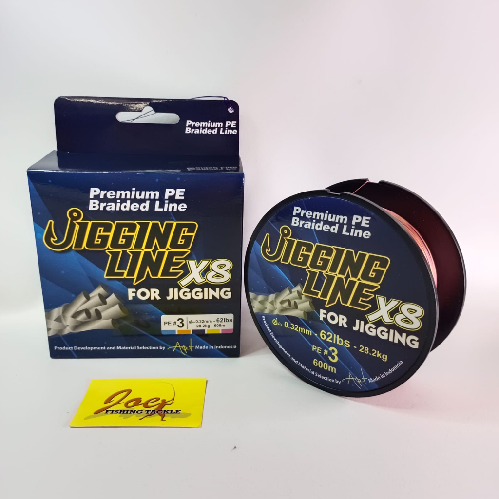 Jual Jigging Line X8 PE#3 - 62Lb (0,32mm) 300m Braided Multicolour ...