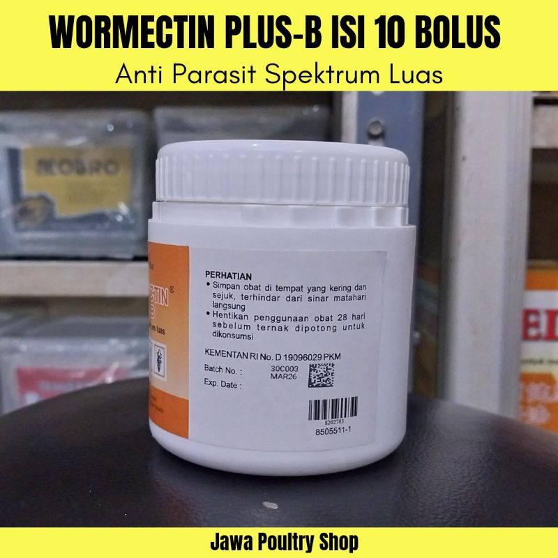 Jual WORMECTIN PLUS BOLUS ORIGINAL ISI 10 BOLUS - Anti Parasit Luar dan ...