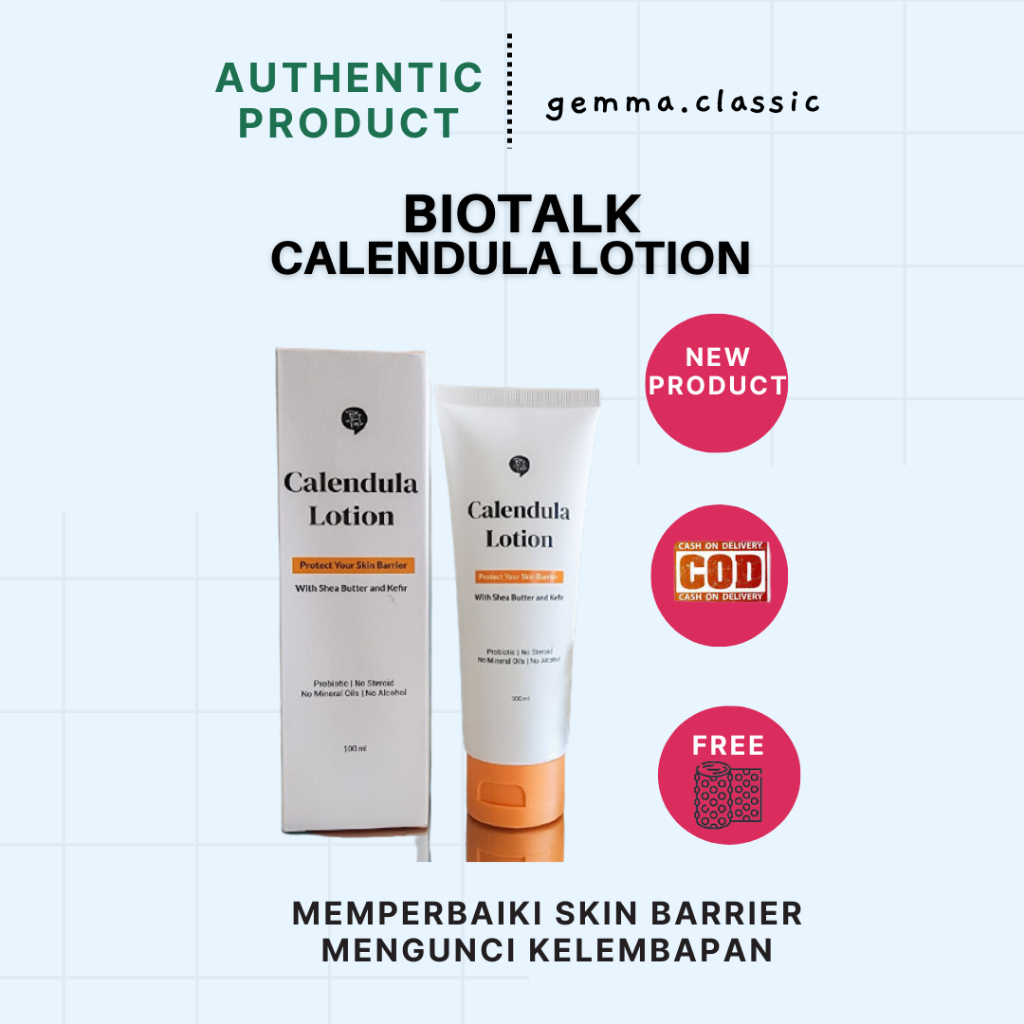 Jual BIOTALK Calendula Lotion For Eczema and Dry Skin Kulit Eksim
