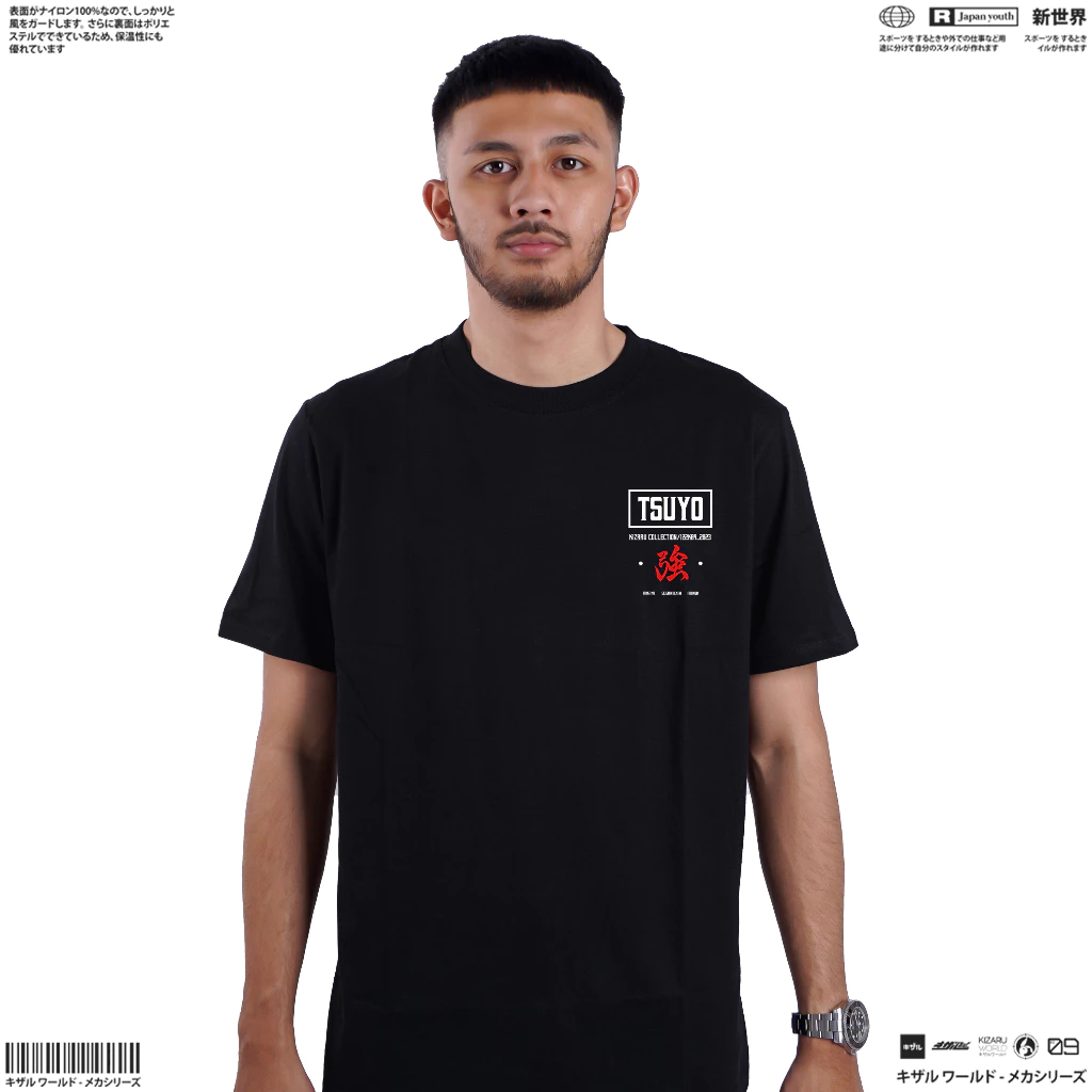 KIZARU T-Shirt Kekuatan Origin dan STRENGTH TSUYO