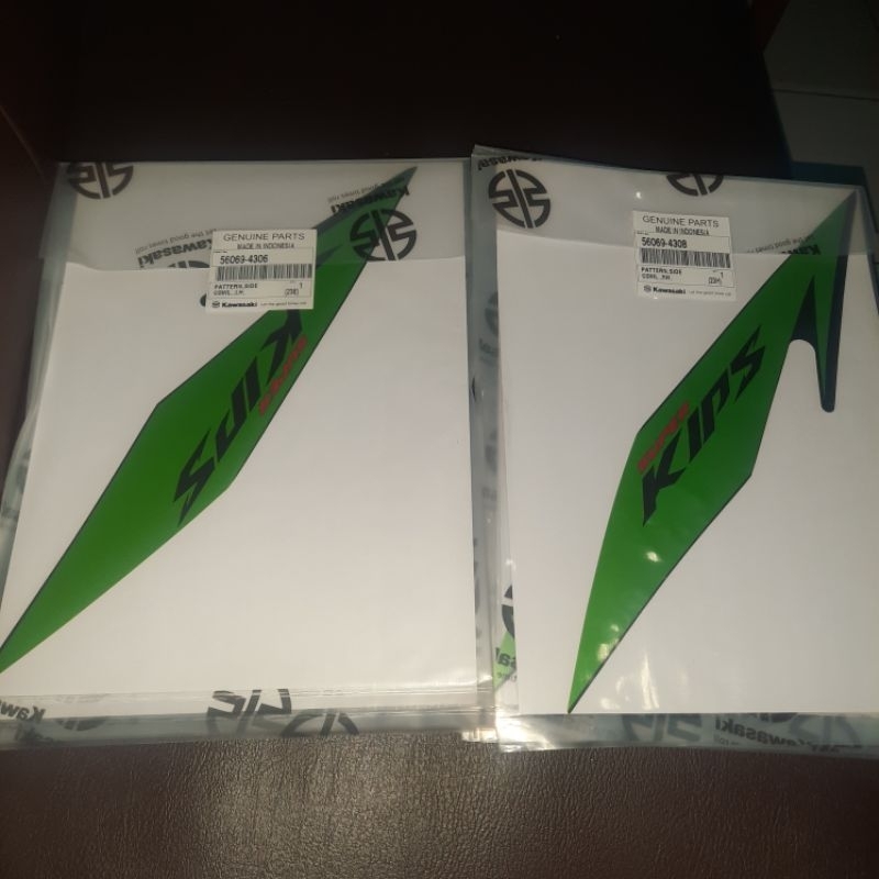 Jual STIKER STICKER SUPER KIPS SUPERKIPS NINJA RR NEW HIJAU 2014