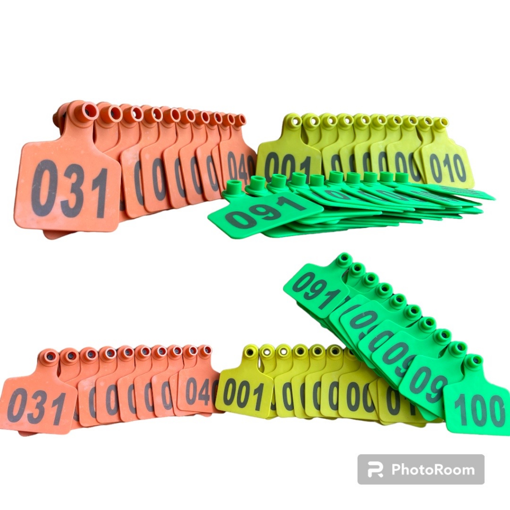 Jual Ear tag Nomor Ukuran Large Ukuran 6X7 cm Untuk Babi Dan Sapi 001 ...