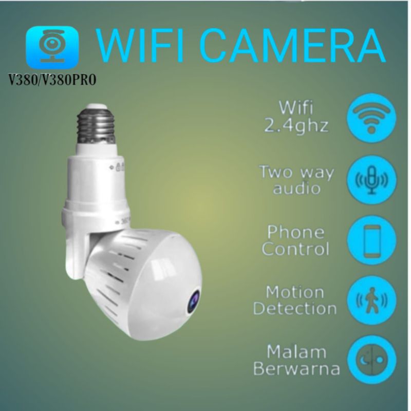 Jual Ip Camera Cctv Wifi Hd P Panoramic Derajat V Lampu