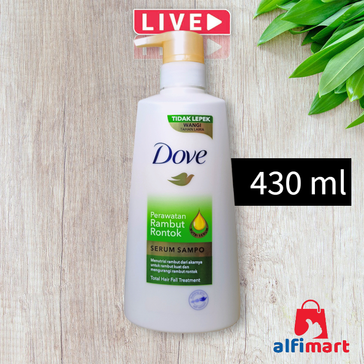 Jual Dove Shampoo Pump 430ml 430 Ml Shampo Dove Hair Fall Treatment Perawatan Rambut Rontok 8558