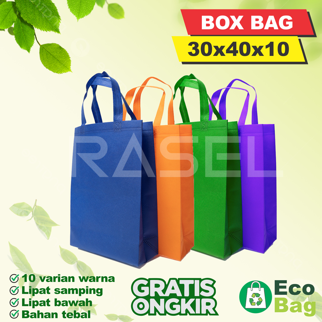 Jual Kantong box bag TBB 30x40x10 spunbond | Shopee Indonesia