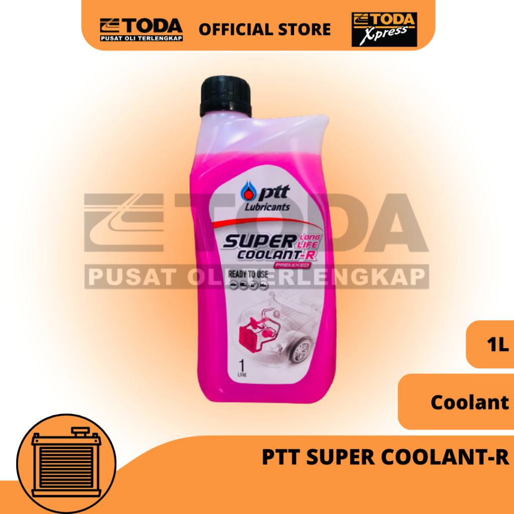 Jual Air Radiator PTT Coolant Super Long Life -R 1L Original | Shopee ...