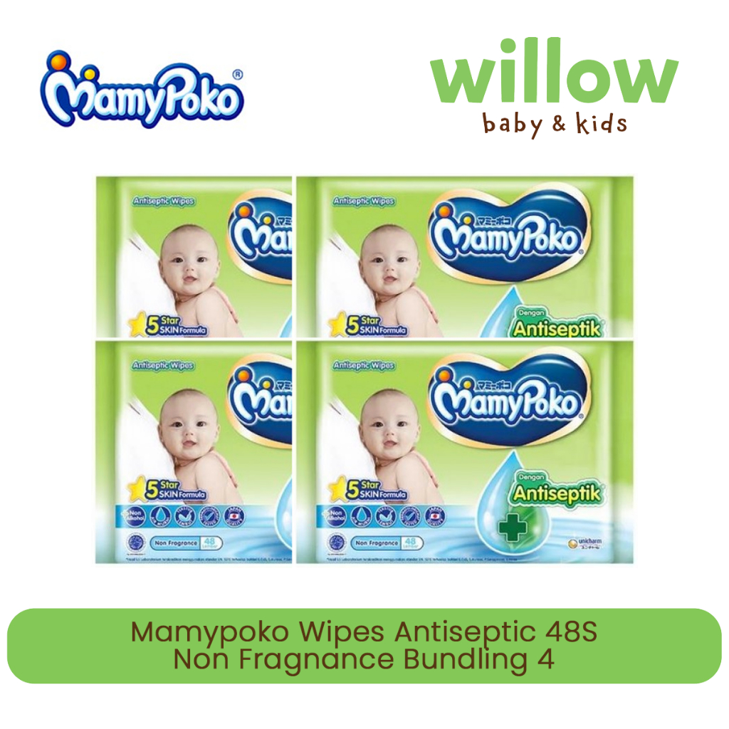 Jual Tissue Bayi Mamypoko Wipes Antiseptic S Non Fragnance Bundling Shopee Indonesia