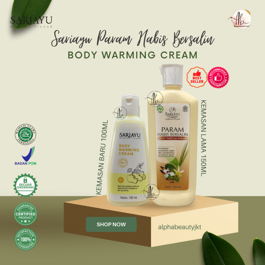 Jual Sariayu Param Jamu Habis Bersalin 150 Ml Cream Param Parem