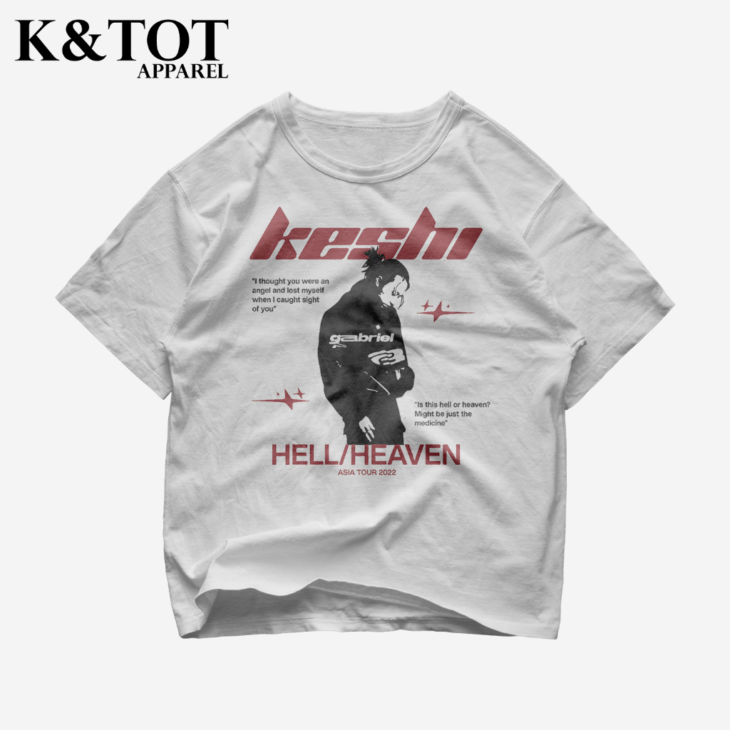 Jual KNTOT - KAOS BAJU KESHI HELL HEAVEN RAPPER RAP TEE | TSHIRT ...