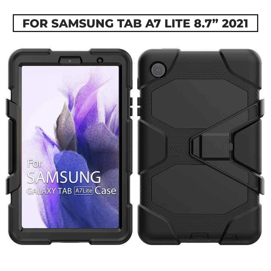 Jual Case Rugged Armor Samsung Galaxy Tab A7 Lite T220 T225 2021 Hard ...