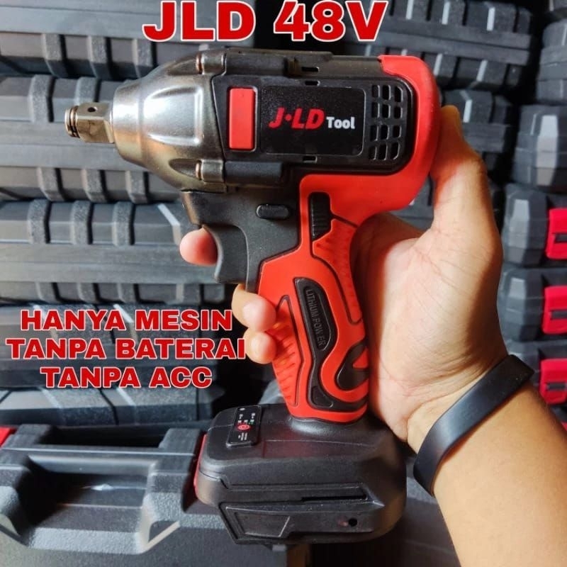 Jual impact wrench cordless jld 48 volt 48v jv88 unit only Shopee