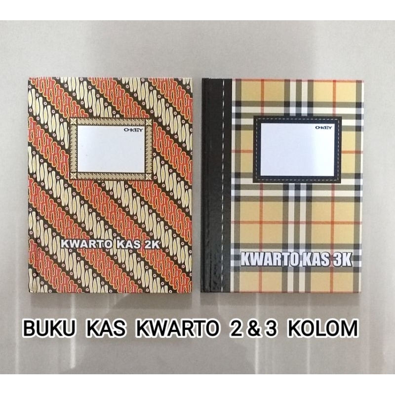 Jual Buku Kas 2 & 3 Kolom Kwarto OKEY Hard Cover Shopee Indonesia