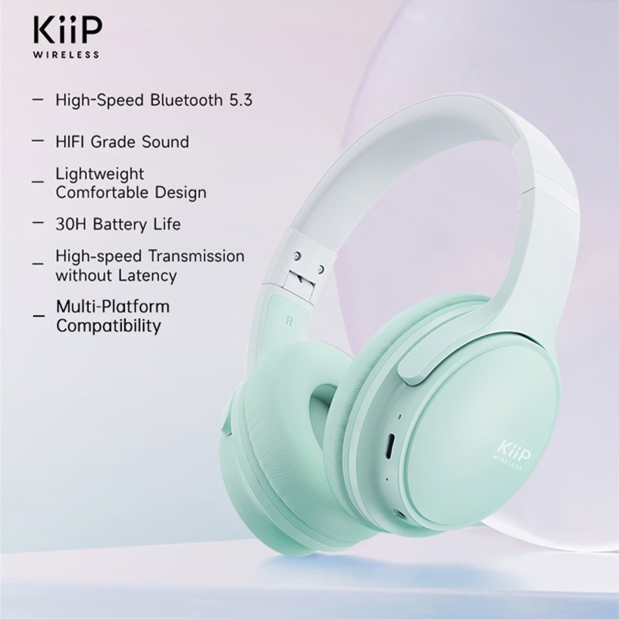 Jual KiiP Wireless TH60 Headphone Bluetooth Wireless Headset Earphone ...