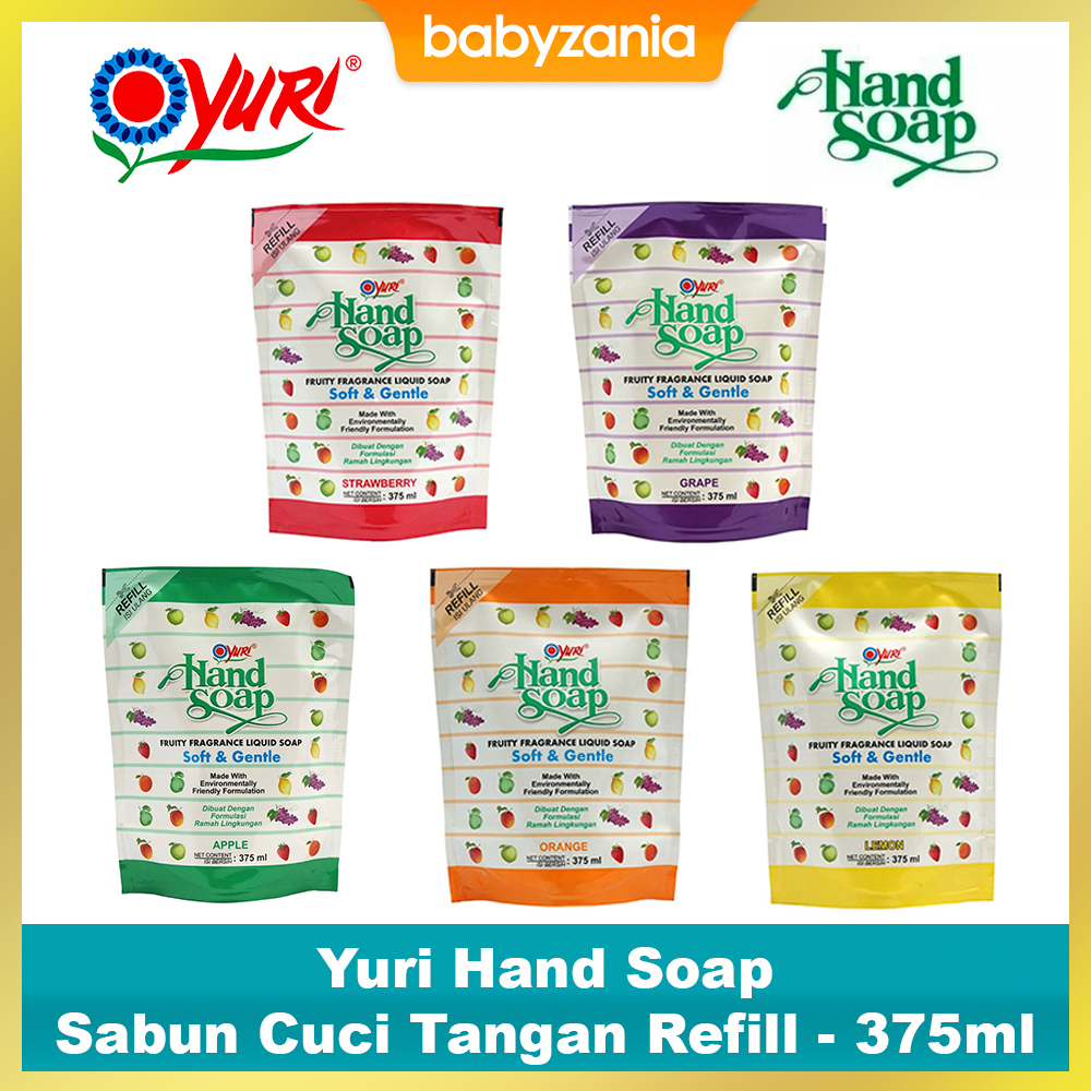 Jual Yuri Hand Soap Sabun Cuci Tangan Refill 375 Ml Shopee Indonesia