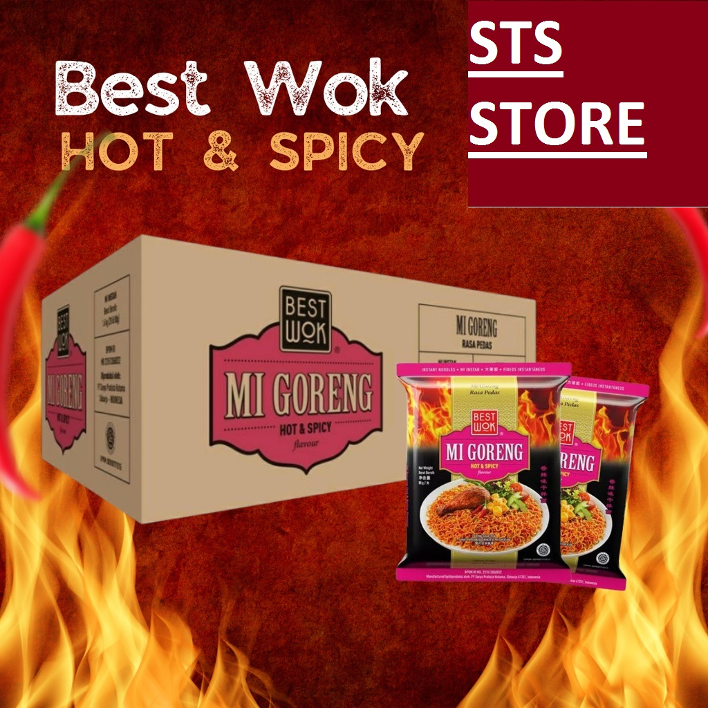 Jual Best Wok BestWok 3 Variant Instant Noodle (Mie Instan) (1 Dus
