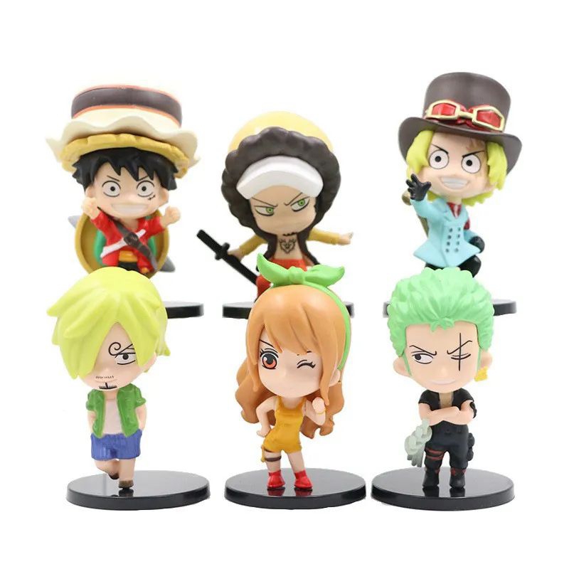 Jual Action Figure One Piece Monkey D Luffy Sabo Sanji Zoro Nami 