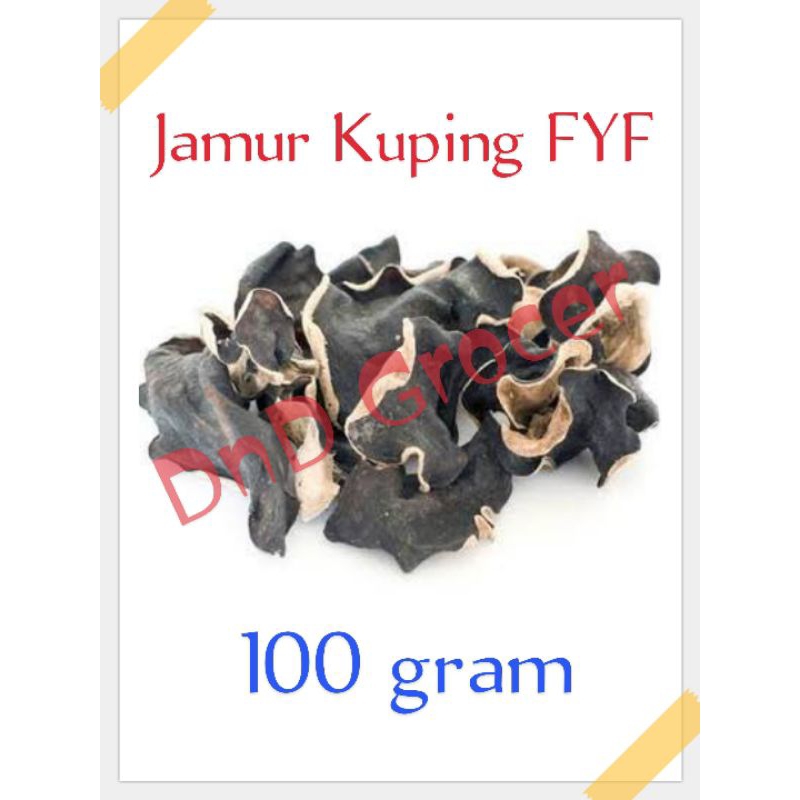 Jual Jamur Kuping Hitam Biasa FYF 100gram | Shopee Indonesia