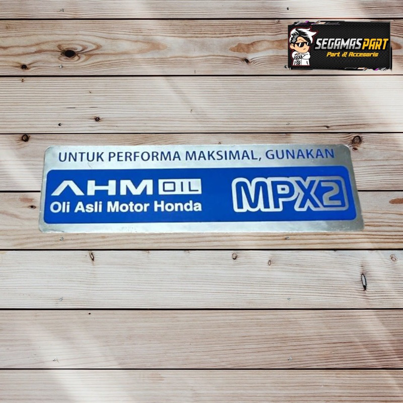 Jual Stiker Label AHM OIL Honda | Shopee Indonesia