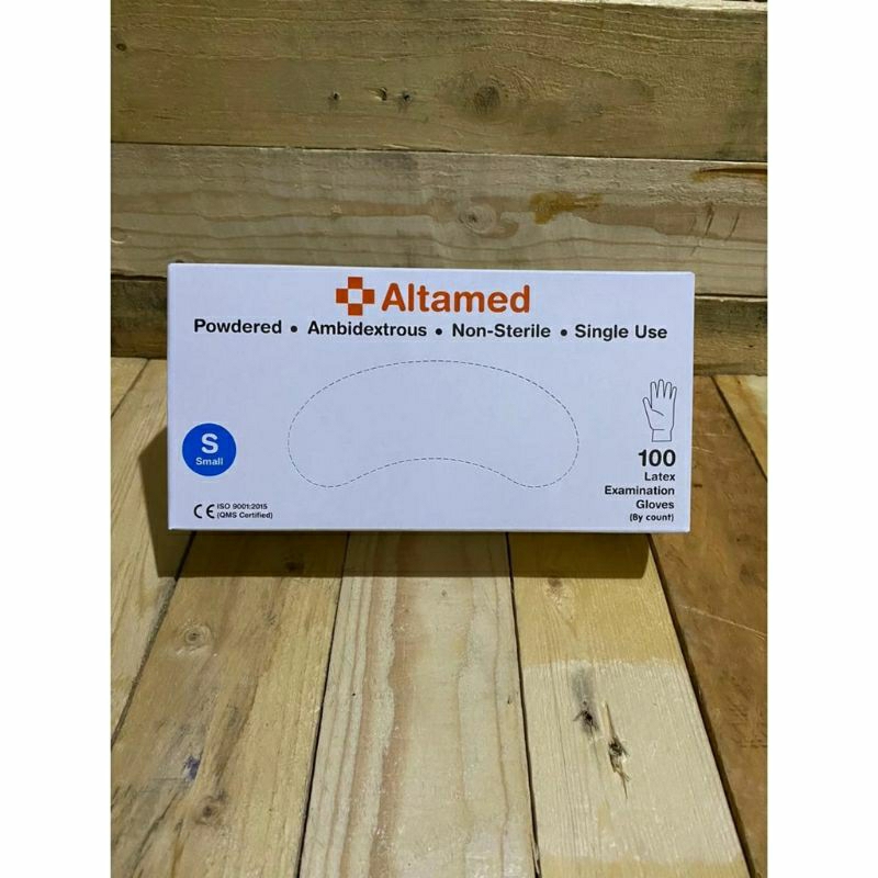 Jual SARUNG TANGAN LATEX ALTAMED SIZE XS S,M,L DAN XL | Shopee Indonesia