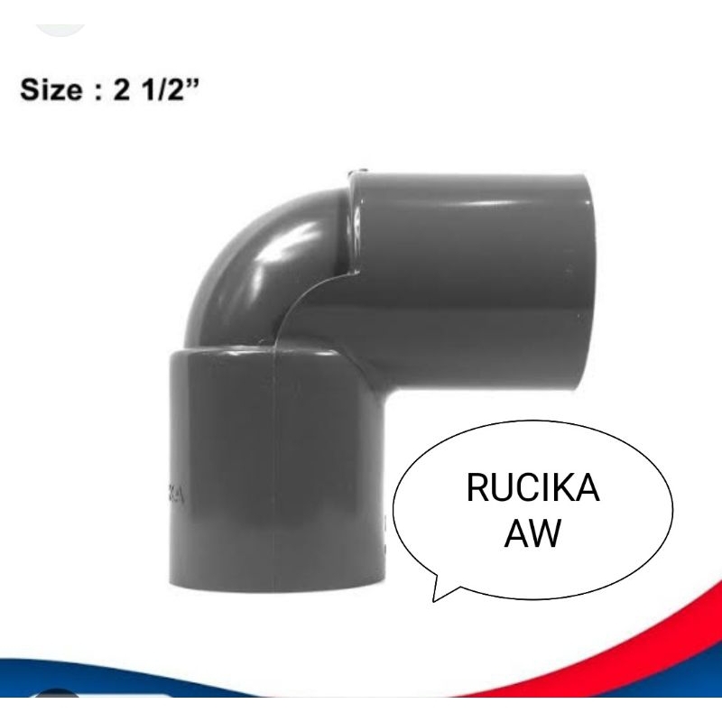 Jual Knee Kni Keni Elbow Rucika Tipe Aw Fitting Pipa Pvc Ukuran Lengkap Shopee