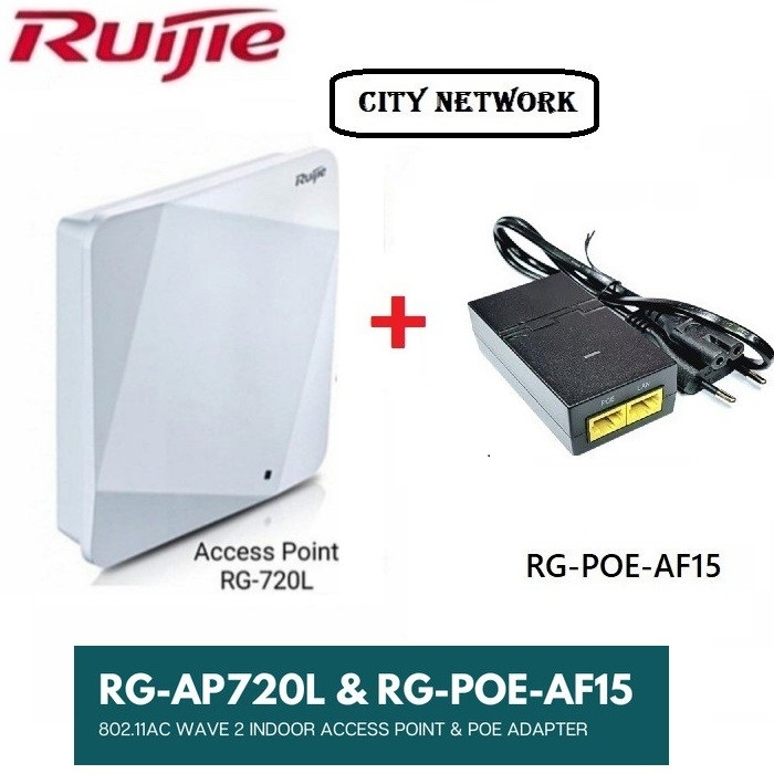 Jual RG-AP720-L + POE AF15 Access Point Ceiling Indoor RG-AP720L RG ...