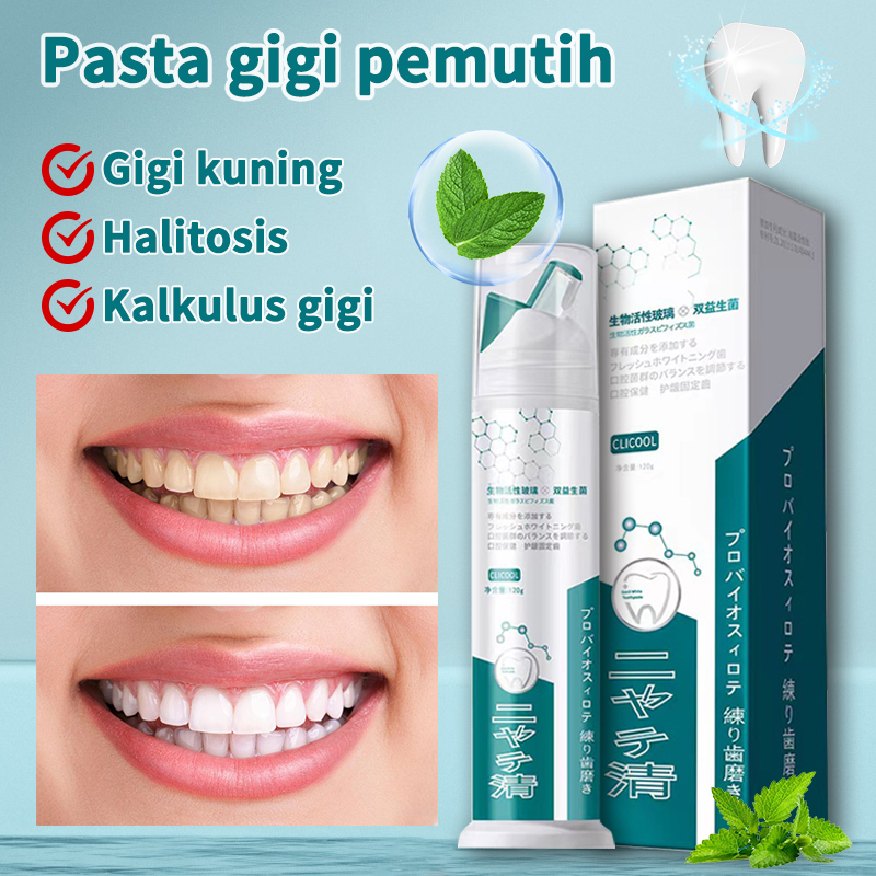 Jual Pasta Gigi Pemutih Probiotik Ganda dengan Bahan Kaca Bioaktif