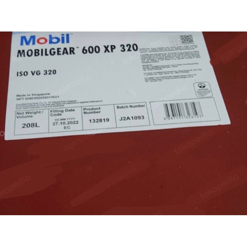 Jual Oli Gear Mobilgear 600XP 320 | Shopee Indonesia