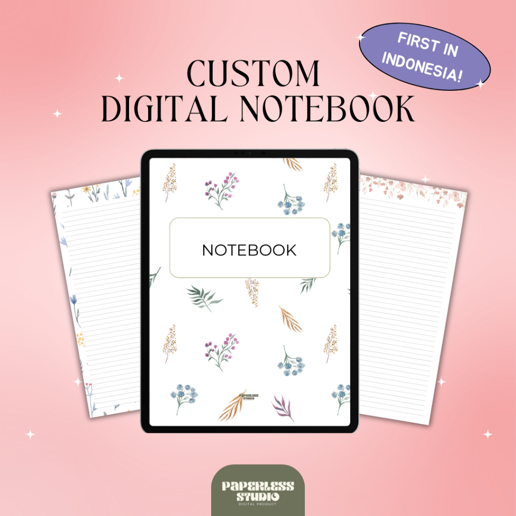 Jual CUSTOM DIGITAL NOTEBOOK | Shopee Indonesia