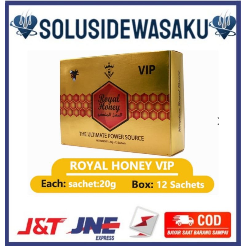 Jual Kingdom Royal Honey Vip 12 Sachet Vital Honey Original | Shopee ...