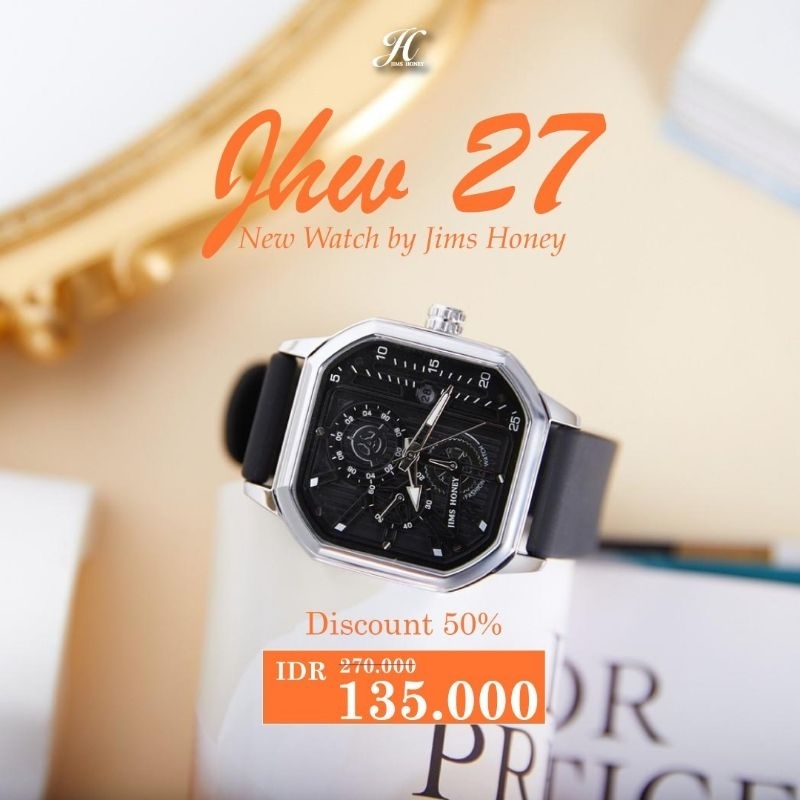 Jual JAM TANGAN PRIA WANITA JIMS HONEY JHW 27 JHW27 JAM TANGAN WATCH