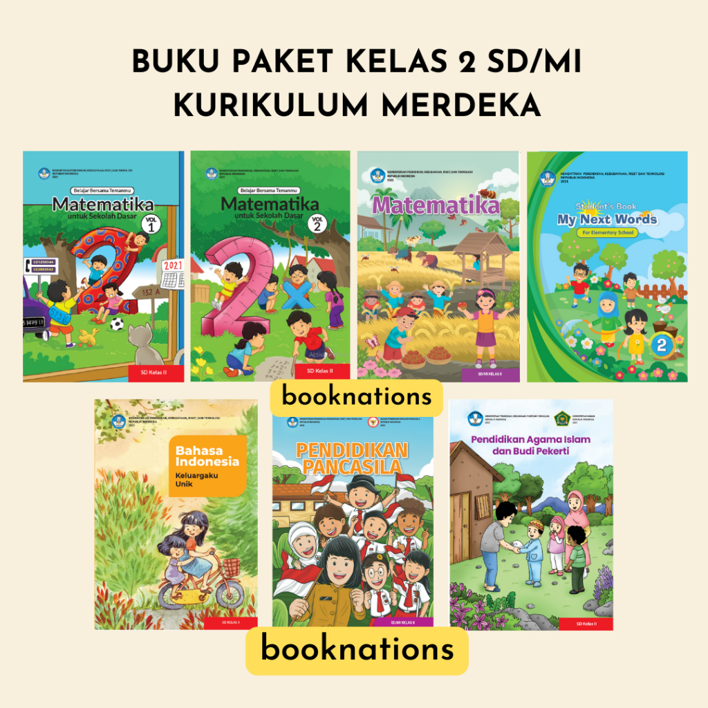 Jual Buku Paket Kurikulum Merdeka KELAS 2 SD / MI KEMENDIKBUD | Shopee ...