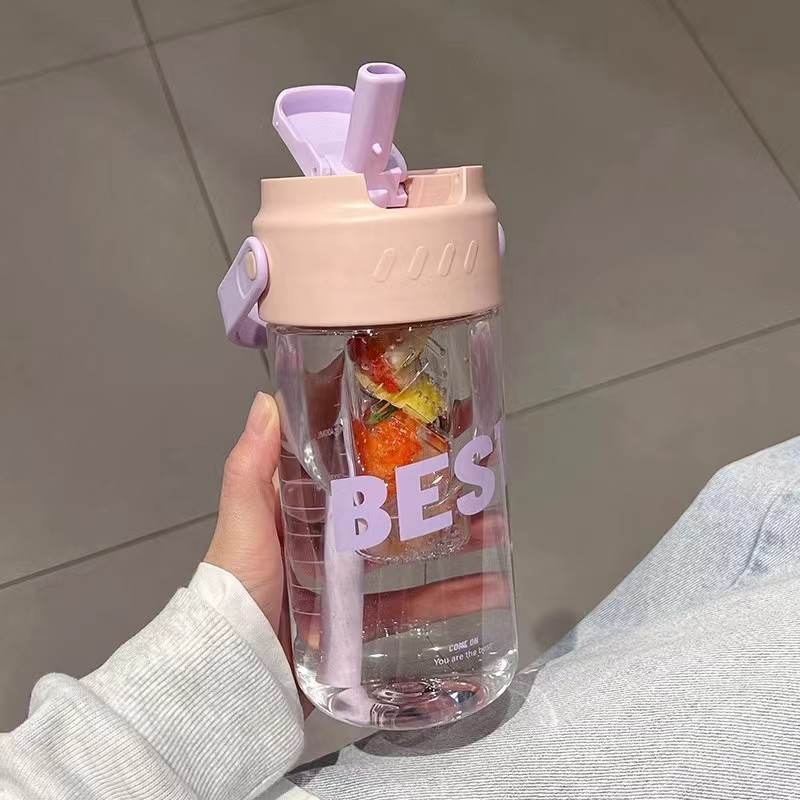 Jual Voova Sedotan Gelas Tumbler Aesthetic Gelas Minum Kaca Gelas Susu Botol Minum Gelas Jus 1791