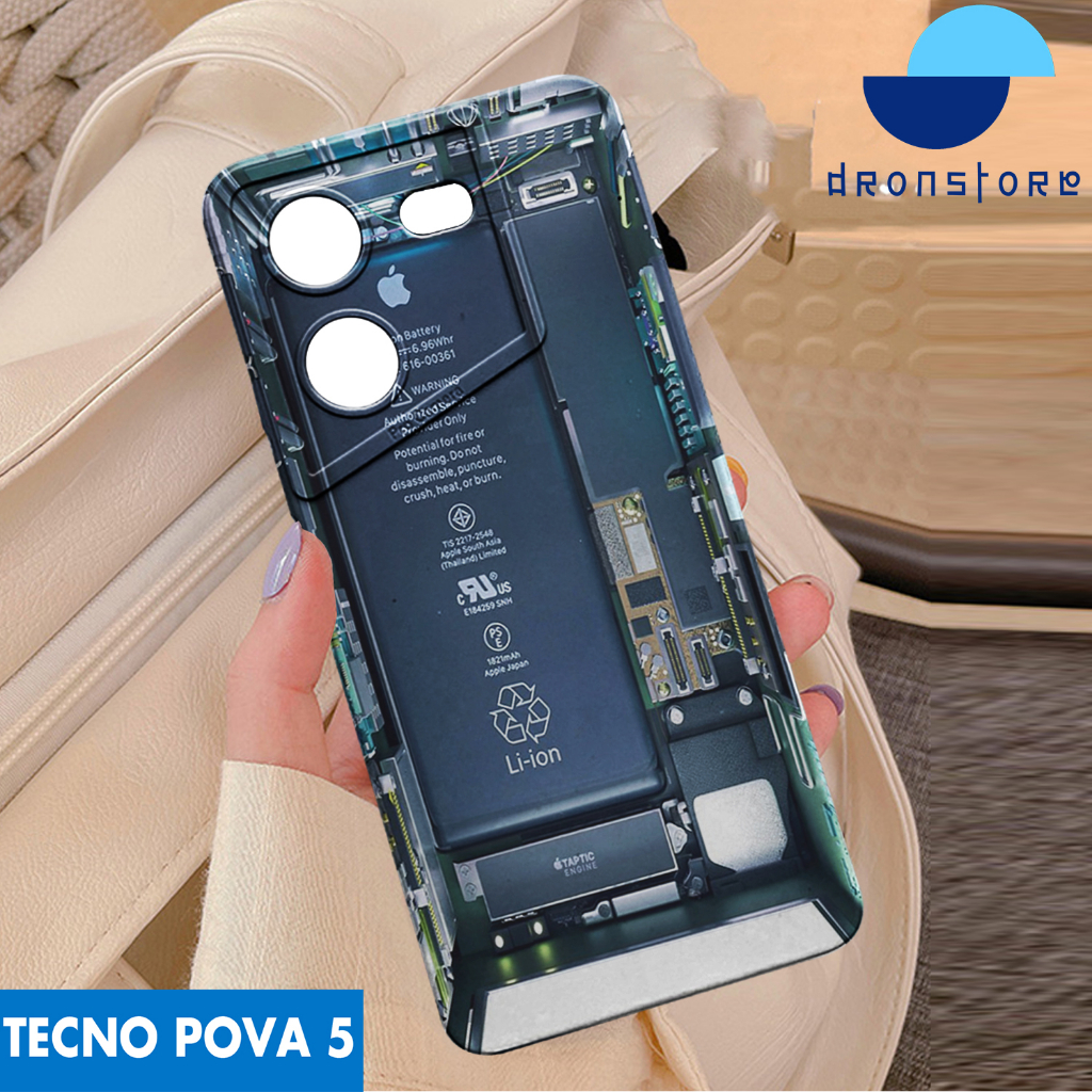 Jual CASE TECNO POVA 5 MOTIF MESIN - 6 - SOFTCASE HARDCASE PROTECT ...