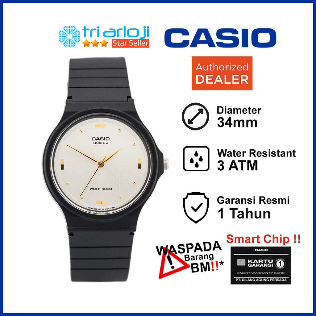 Casio Watch Mq76 CASIO MQ-76-7A1LDF Jam Tangan Unisex Analog