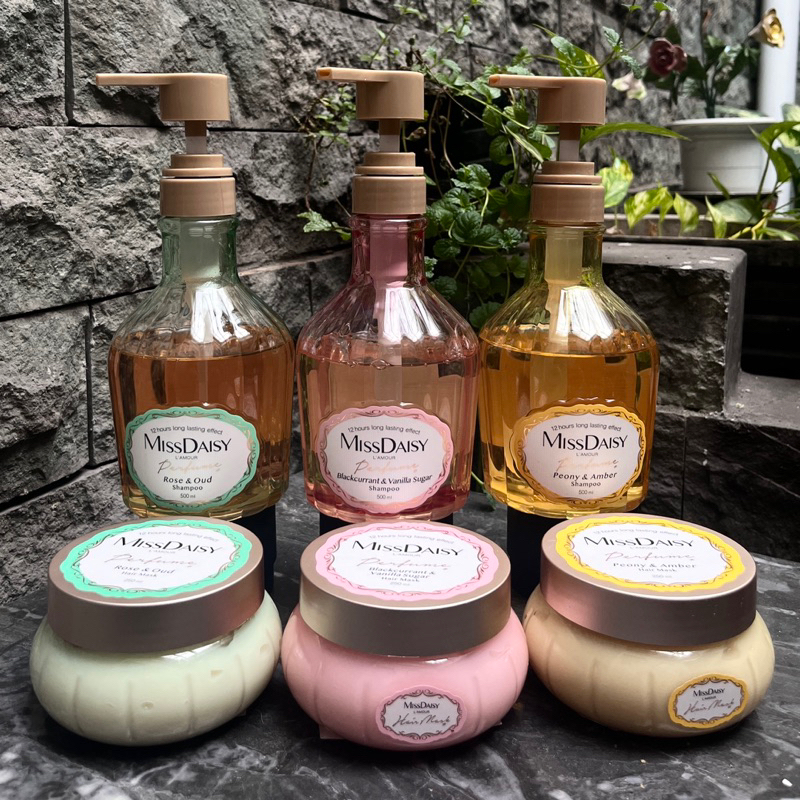 Jual Miss Daisy Hair Mask and Shampoo Rose Oud / Peony Amber