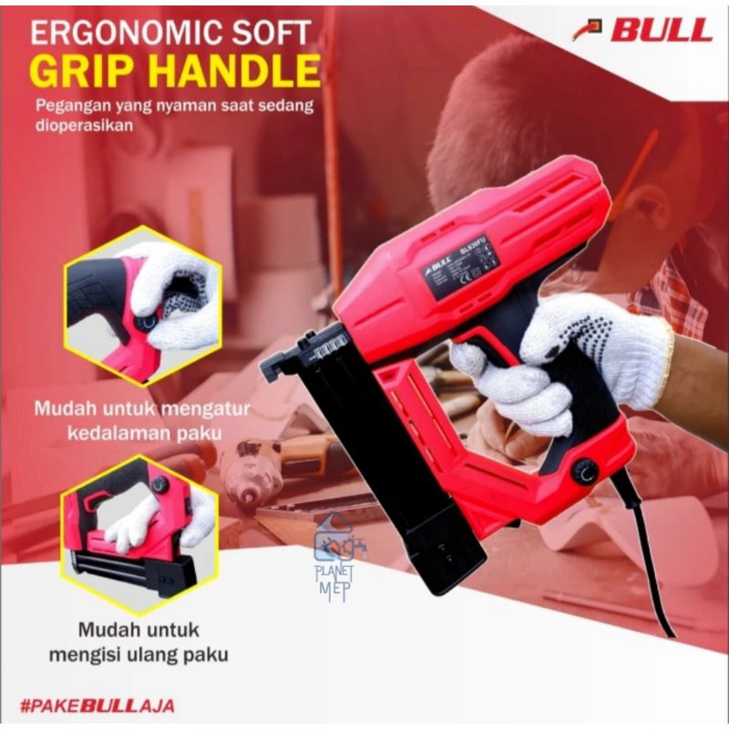 Jual Bull Bl Fu Mesin Paku Tembak Listrik Mesin Electric Nailer Shopee Indonesia