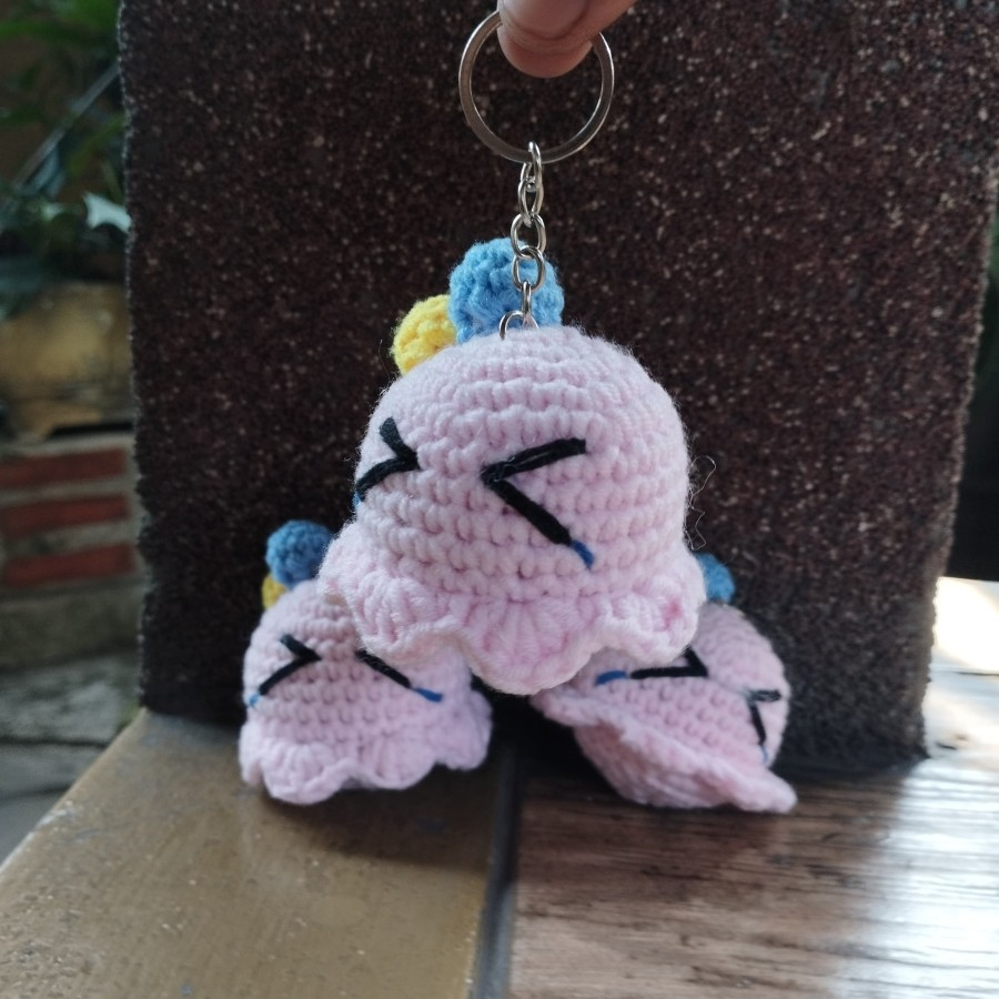 Jual Gantungan Kunci Rajut Btr Bocchi The Rock Amigurumi Handmade