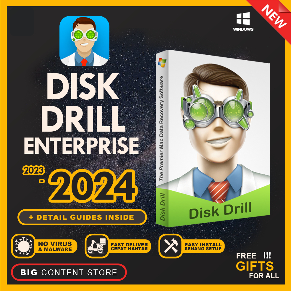 Jual WIN/MAC Disk Drill Data Recovery Enterprise 5.3 LIFETIME 100