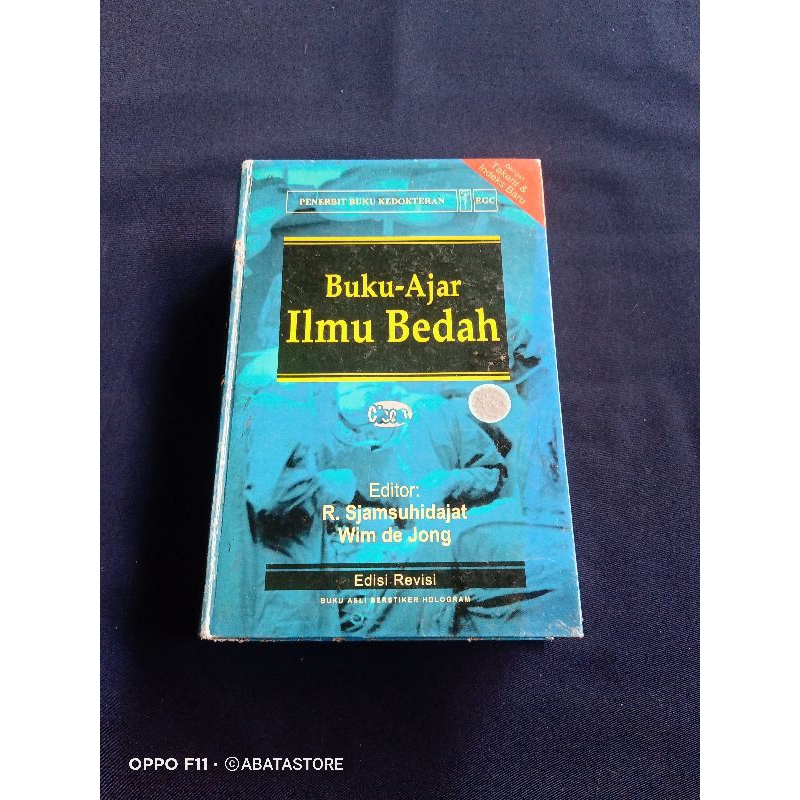 Jual Buku Ajar Ilmu Bedah R Sjamsuhidajat Wim De Jong 1997 Shopee