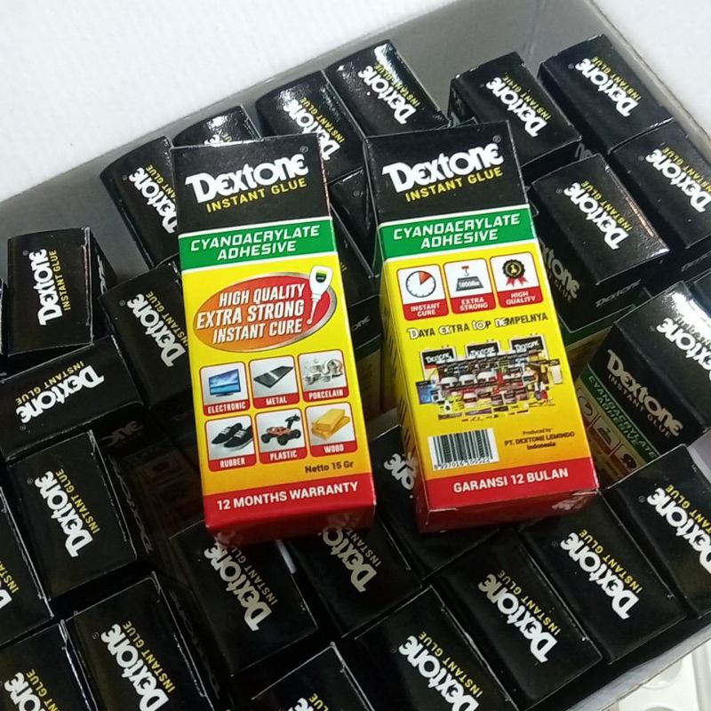 Jual Lem Serbaguna Instant Glue 15gr DEXTONE Cyanoacrylate Adhesive