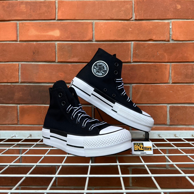 Jual Converse CTAS Lift Platform Outline Women's Sneakers Black - Main Image