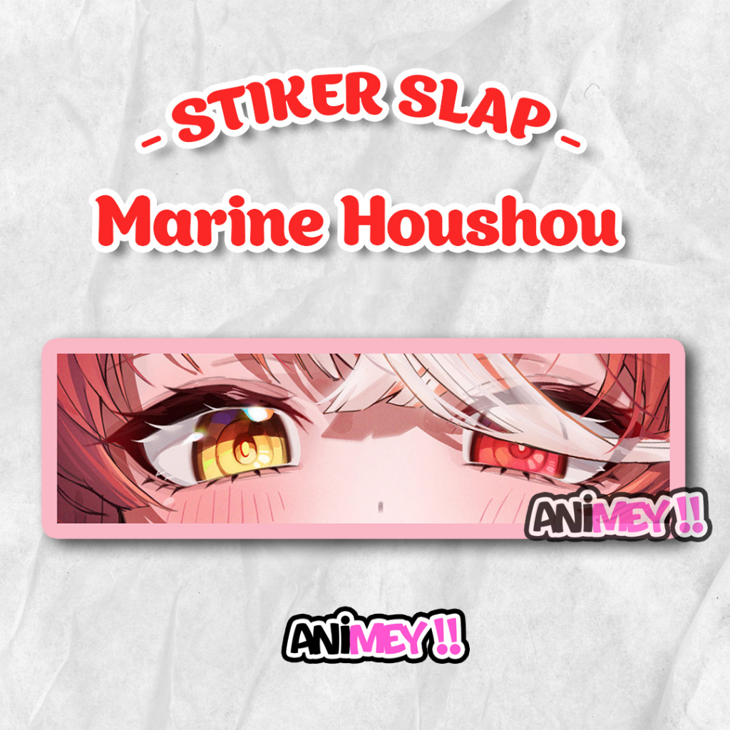 Jual Stiker Slap Marine Houshou / Sticker Slap Anime Waterproof ...