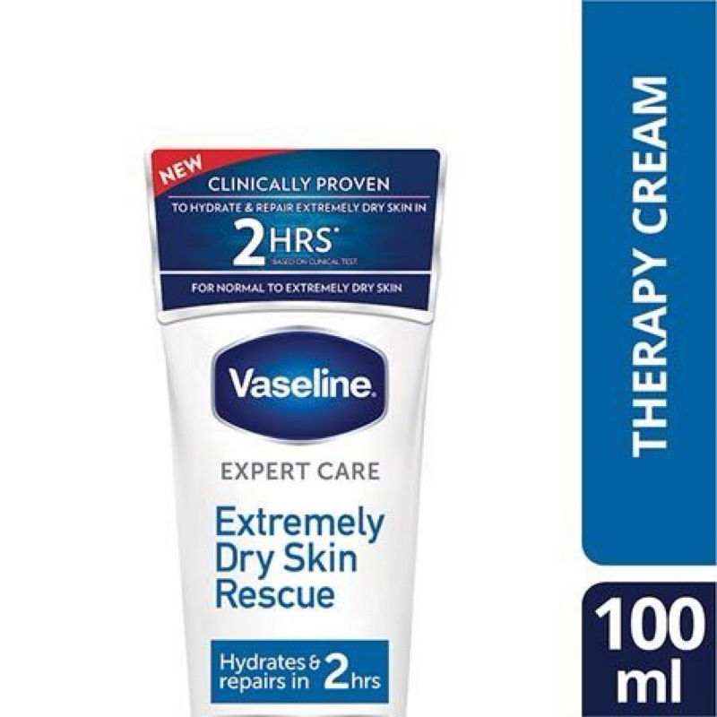 Jual VASELINE EXPERT CARE EXTREMELY DRY SKIN RESCUE 100ML | Shopee ...