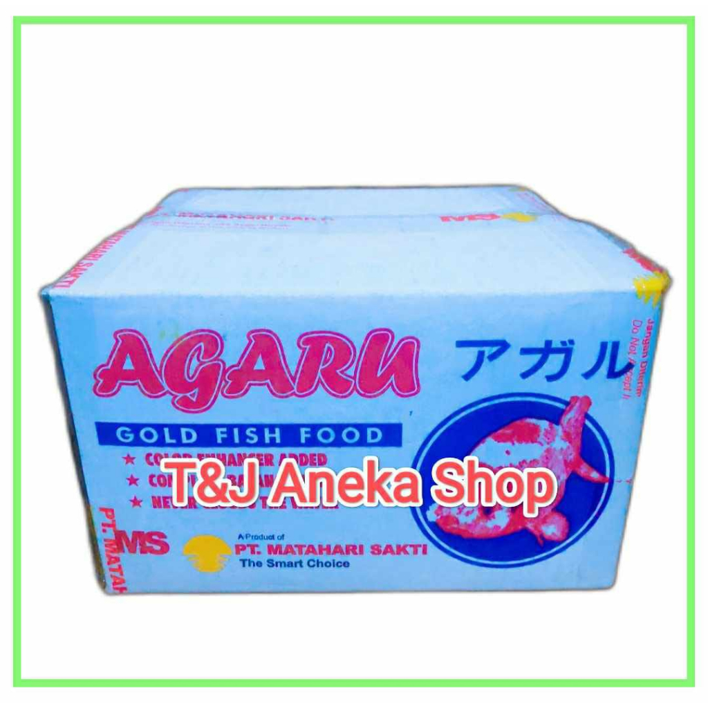 Jual Agaru Makanan Pelet Ikan Hias Koki Agaru 100 gram 1 dus isi 25 pcs ...