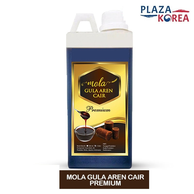 Jual Mola Gula Aren Cair Premium 1 Liter Liquid Palm Sugar Shopee