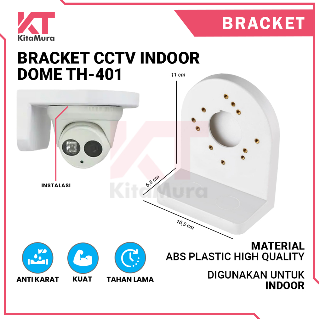 Jual Bracket CCTV Camera Indoor Dome Putih | Shopee Indonesia