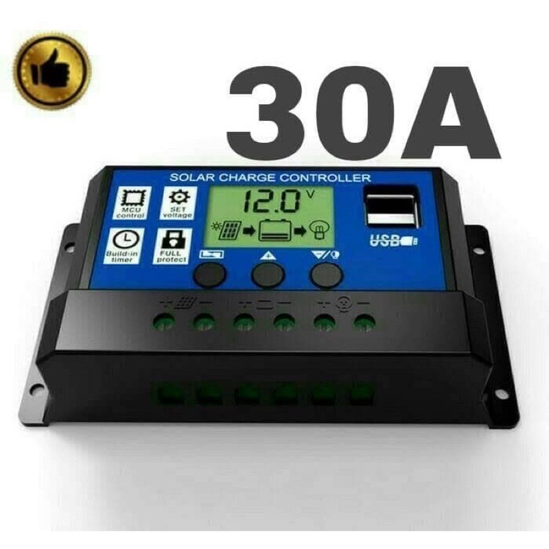 Jual Controller Controler Panel Solar Surya 10A 20A 30A Kontroler